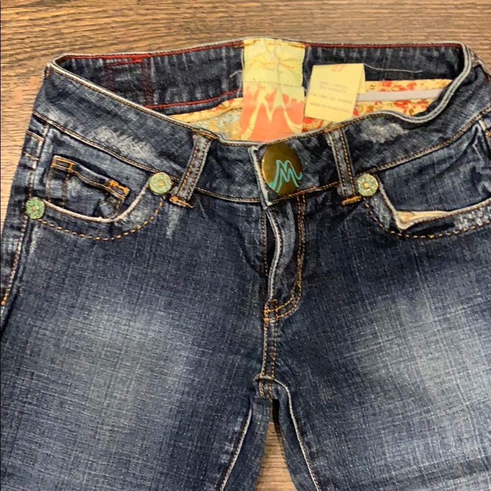 Marlow big button snap closure Jean